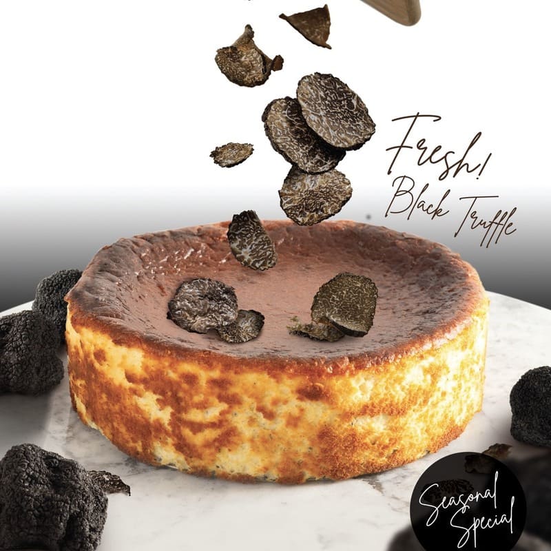 Black Truffle Basque Cheesecake
