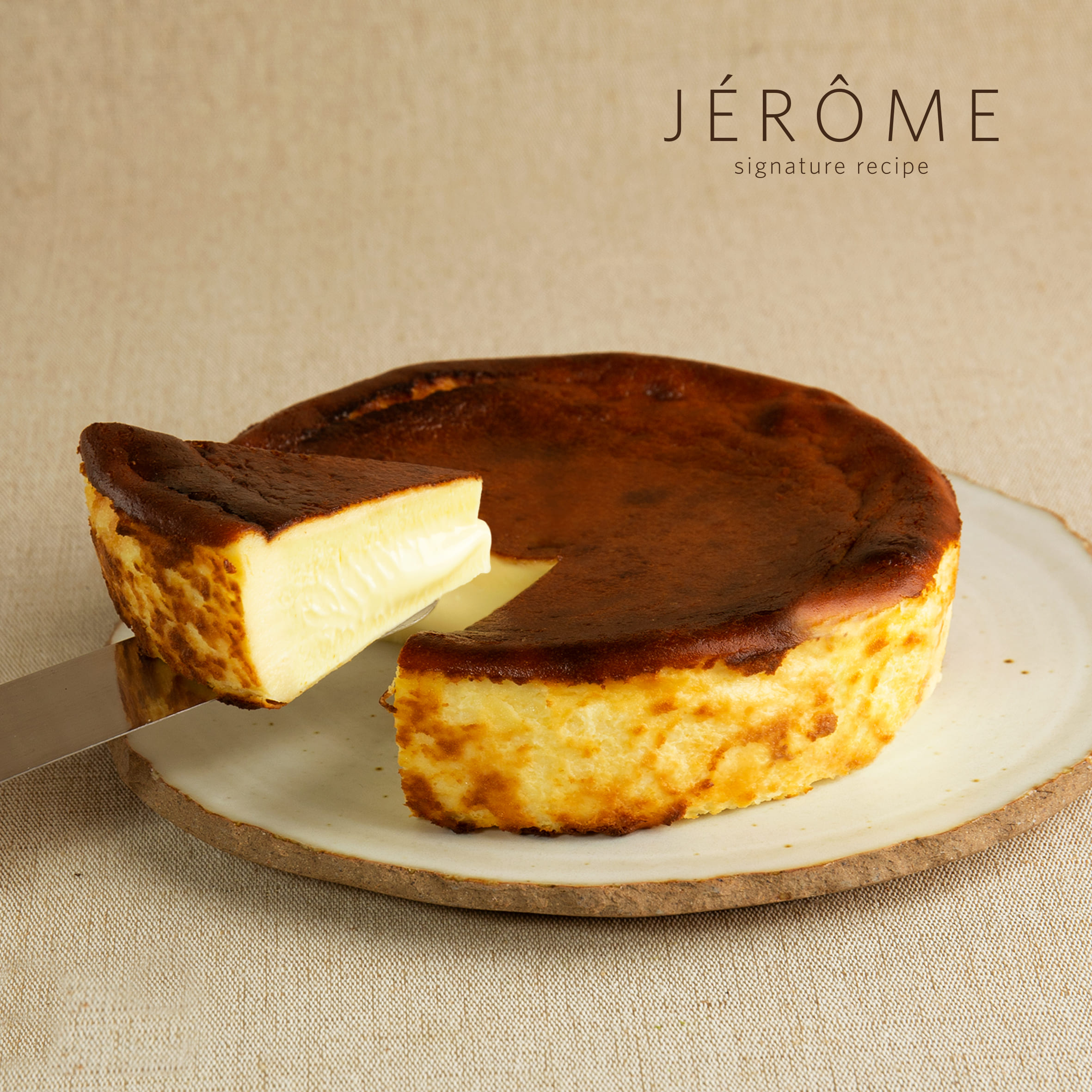 jerome Burnt Basque Cheesecake